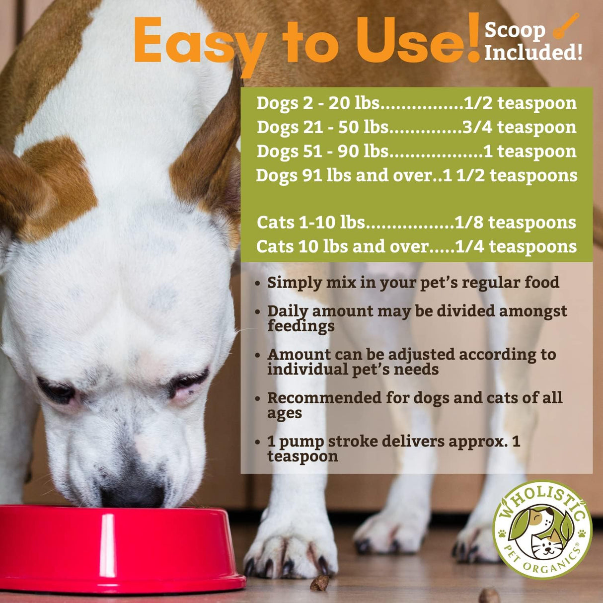 Suplementos orgánico para mascotas