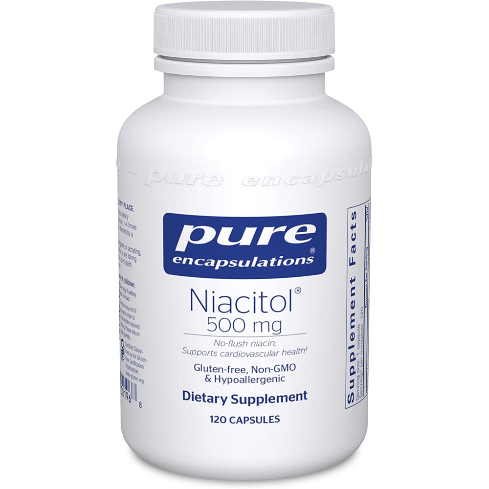 Suplemento Niacitol hipoalergénica 500 mg 120 cápsulas
