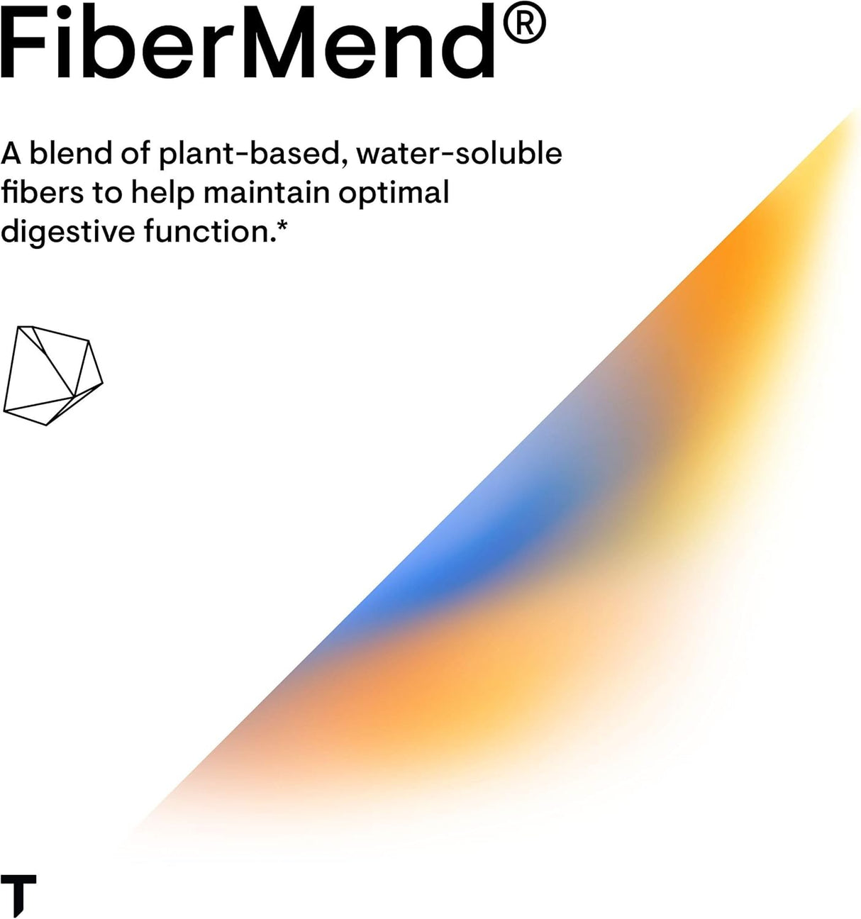 Polvo de fibra prebiótica y la flora gastrointestinal Thorne