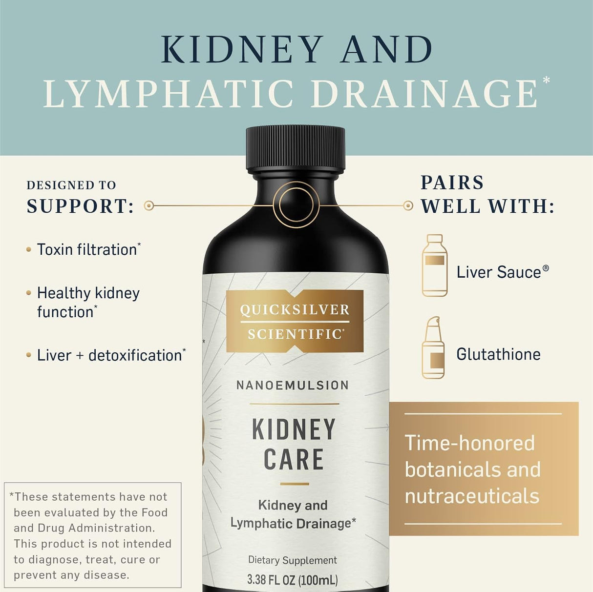 Suplementos de limpieza renal y drenaje linfático