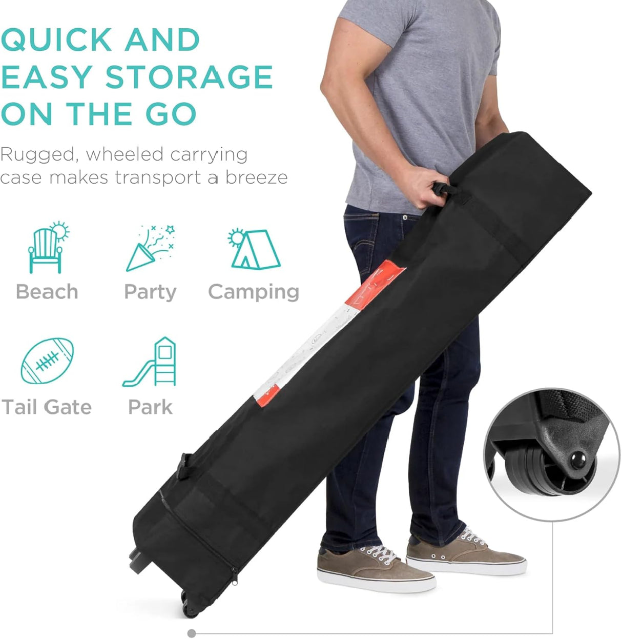 Tienda Pop-Up 12x12ft para 1 Persona - Carpa Instantánea