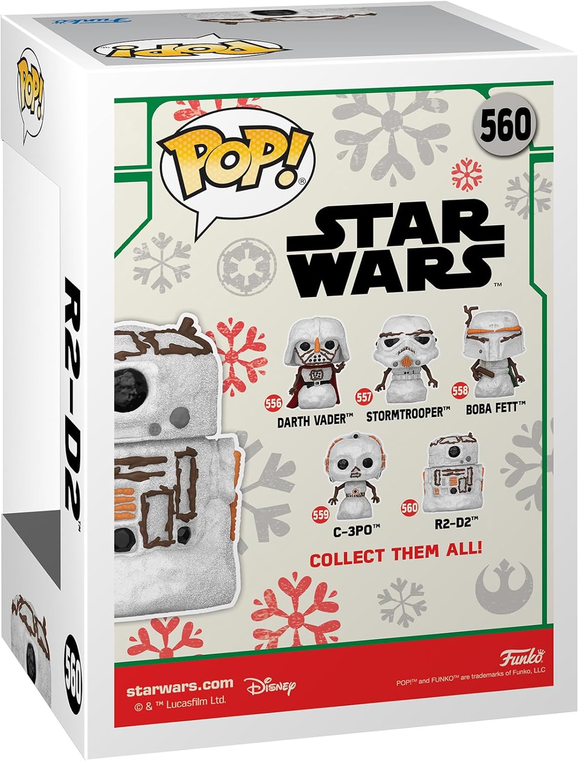 Funko Pop! Star Wars: R2-D2 Muñeco de Nieve Edición Festiva