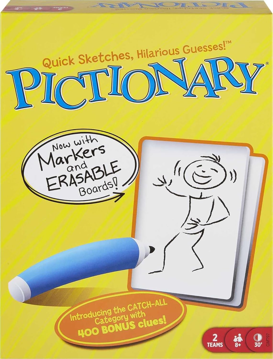 Juego de Mesa Pictionary de Mattel, para Niños y Adultos