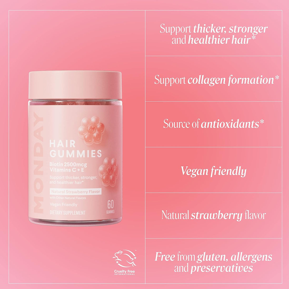 vitaminas para cabello fuerte y grueso con biotina