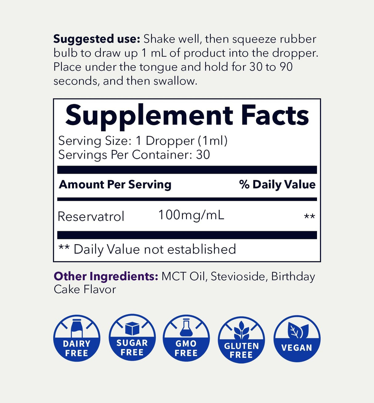 Suplemento Nanoceutical Solutions nano líquido de resveratro