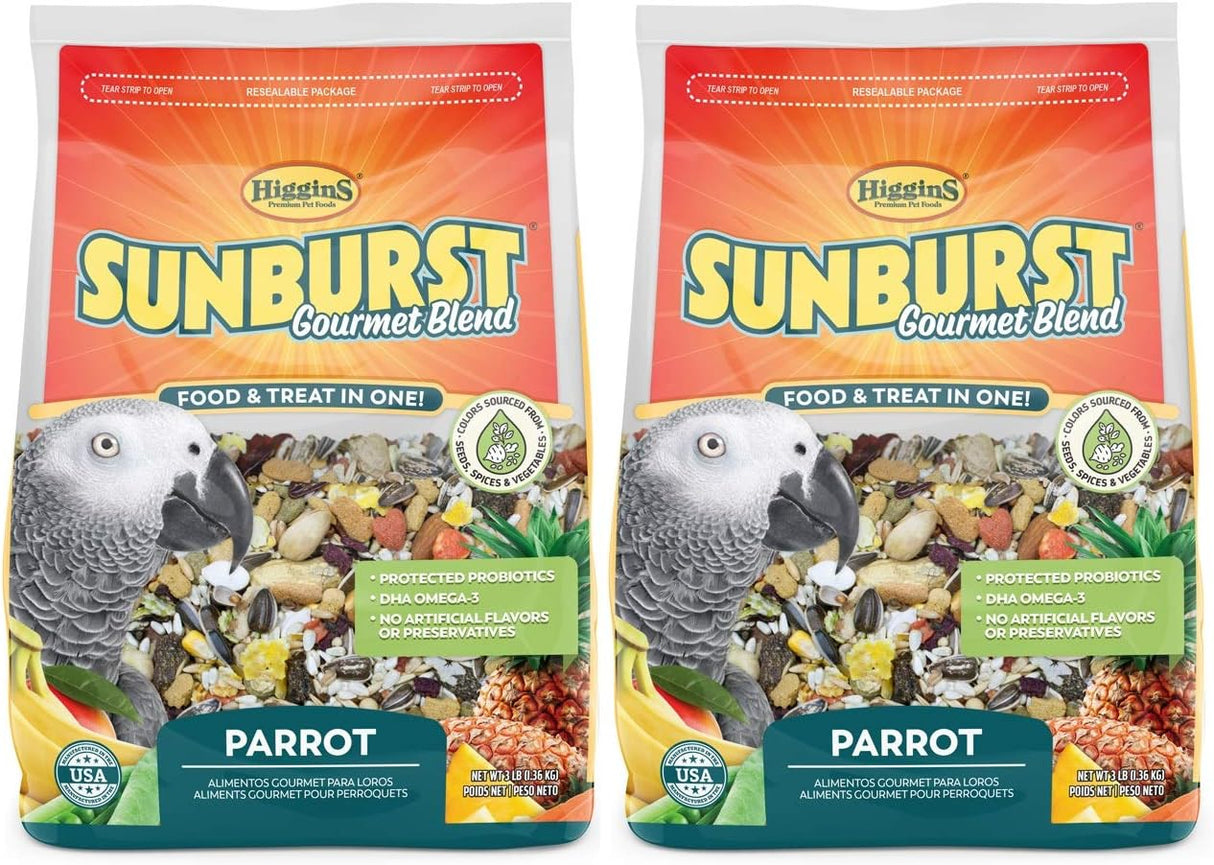 Comida para loros 3 libras paquete de 2 Higgins Sunburst
