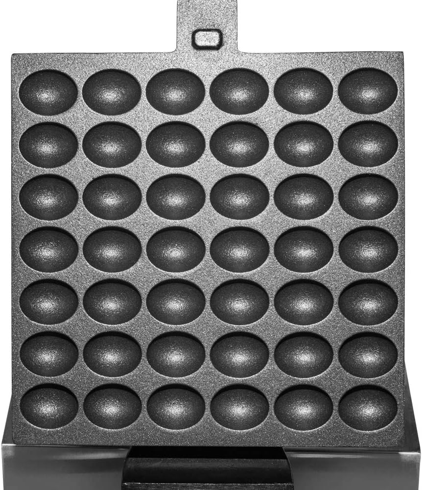 Máquina de Waffles Bubble ALDKitchen, Acero Inoxidable, Rotativa