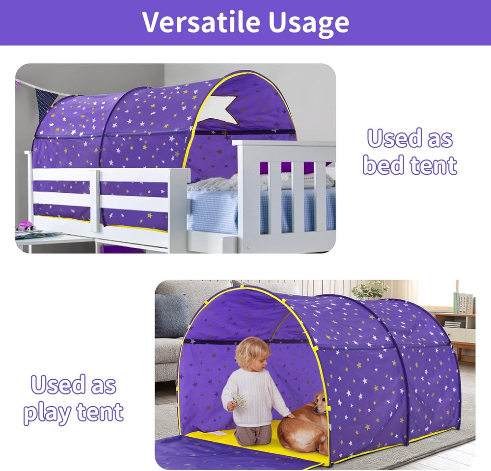 Toldo para cama de ensueño para niños Alvantor Starlight