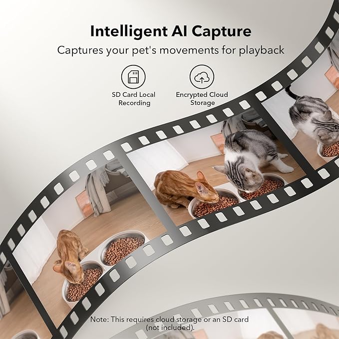 Comedero automático con cámara de dos gatos PLAF203 PETLIBRO