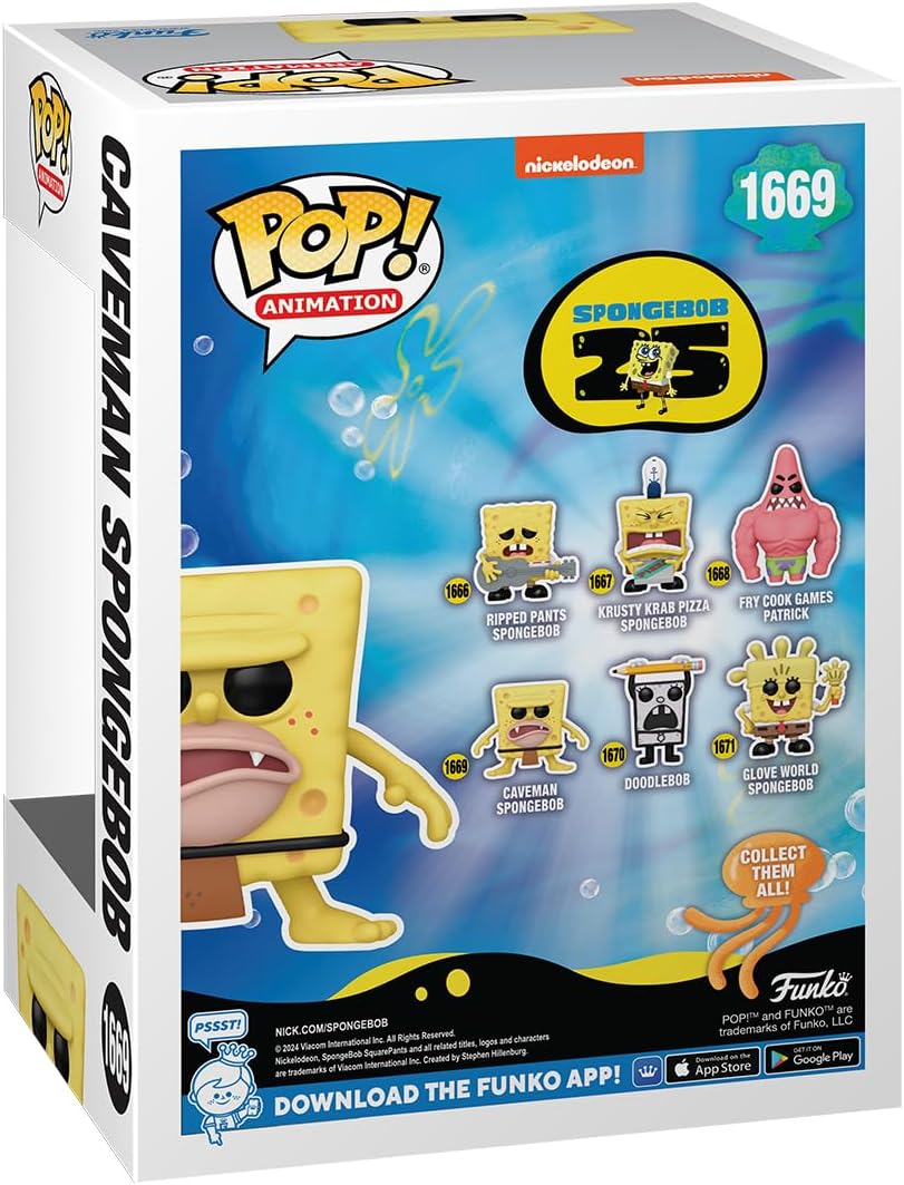 Funko Pop! Spongebob: Cavernícola - 25 Aniversario Spongebob