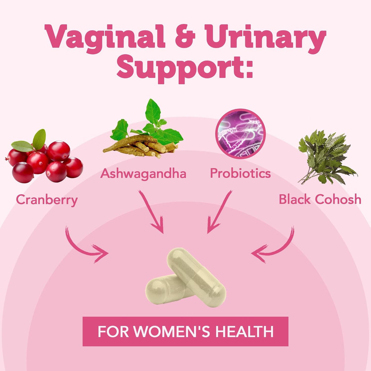 Vitamin Bounty Probiótico vaginal y prebiótico para mujer