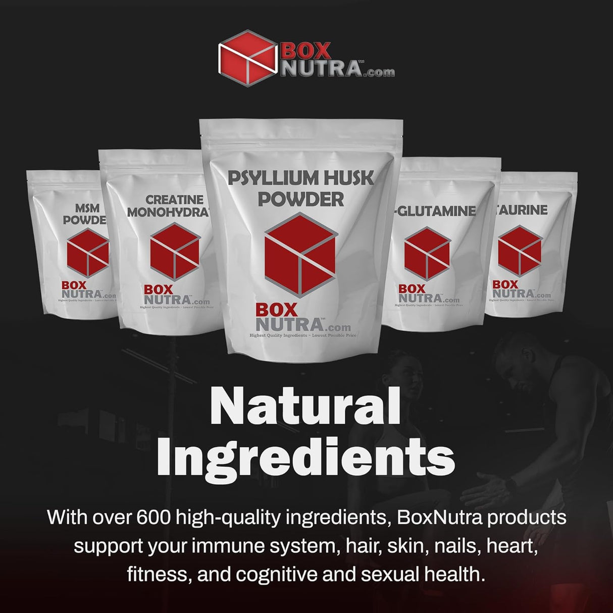 Psyllium Husk Powder BoxNutra - Laxante Natural 1kg