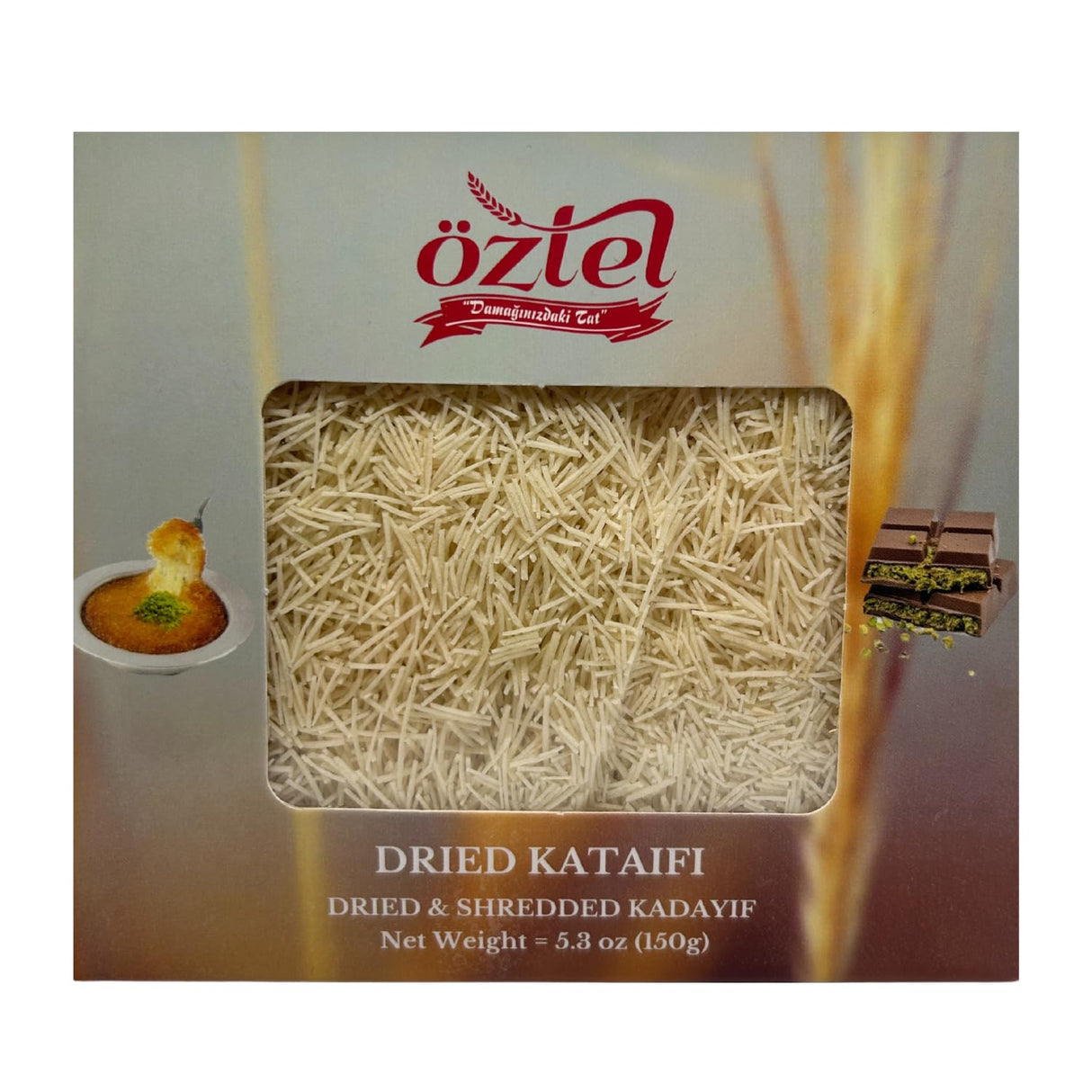 Kataifi de Chocolate Dubai, Masa Filo Deshidratada 150 g