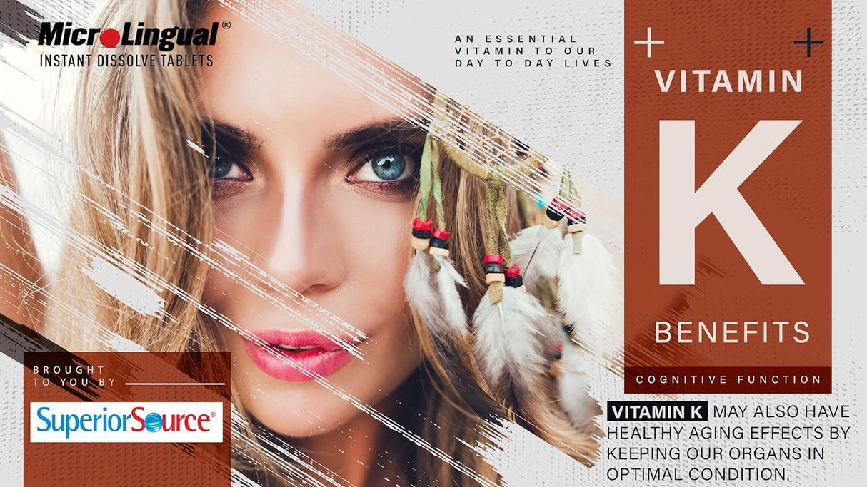 Vitamin K2 MK-7 Superior Source, 300 mcg, 60 tablet