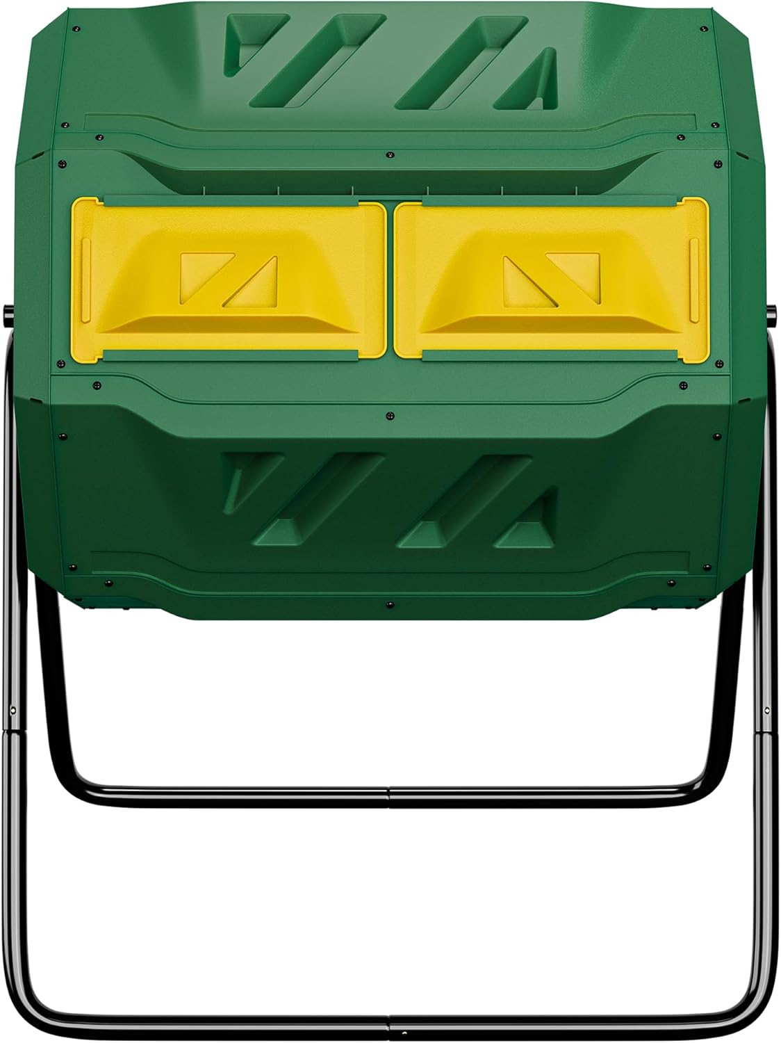 Compostador Giratorio 43 Galones con Puerta Deslizante Verde