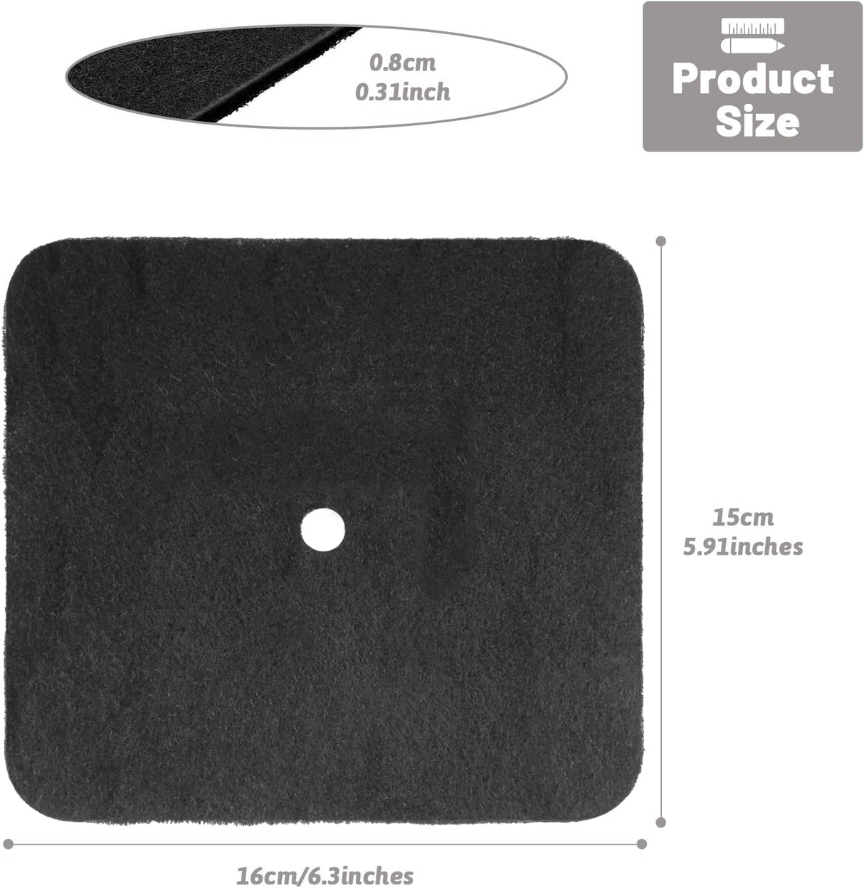 Filtros de repuesto para caja de arena para gatos