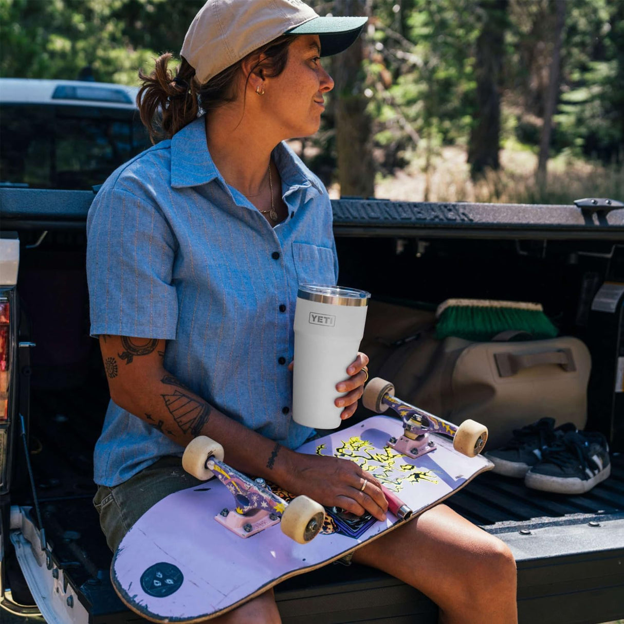 Vaso YETI Rambler 30 oz, Acero Inoxidable, Melocotón