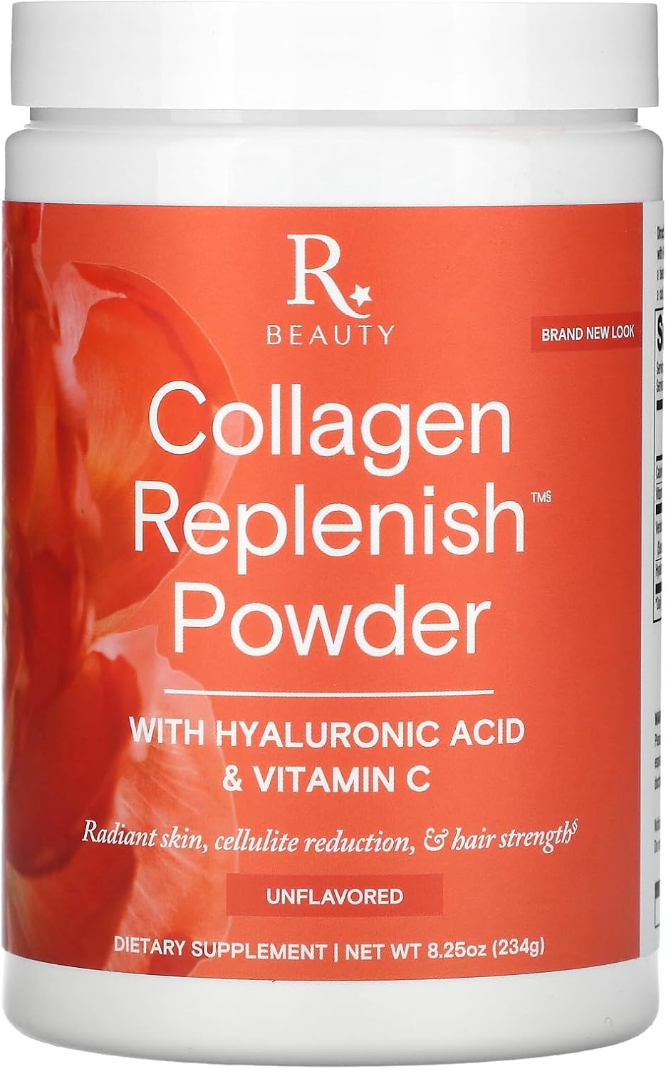 Polvo de reposición de colágeno con ácido hialurónico