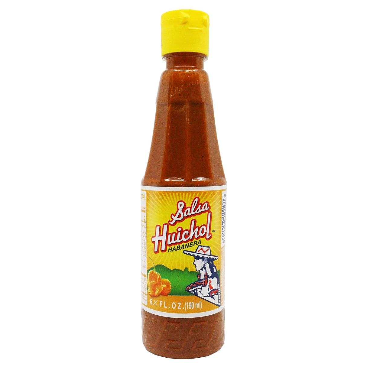 Salsa Huichol Habanera Salsa Picante 6.5 oz Botella