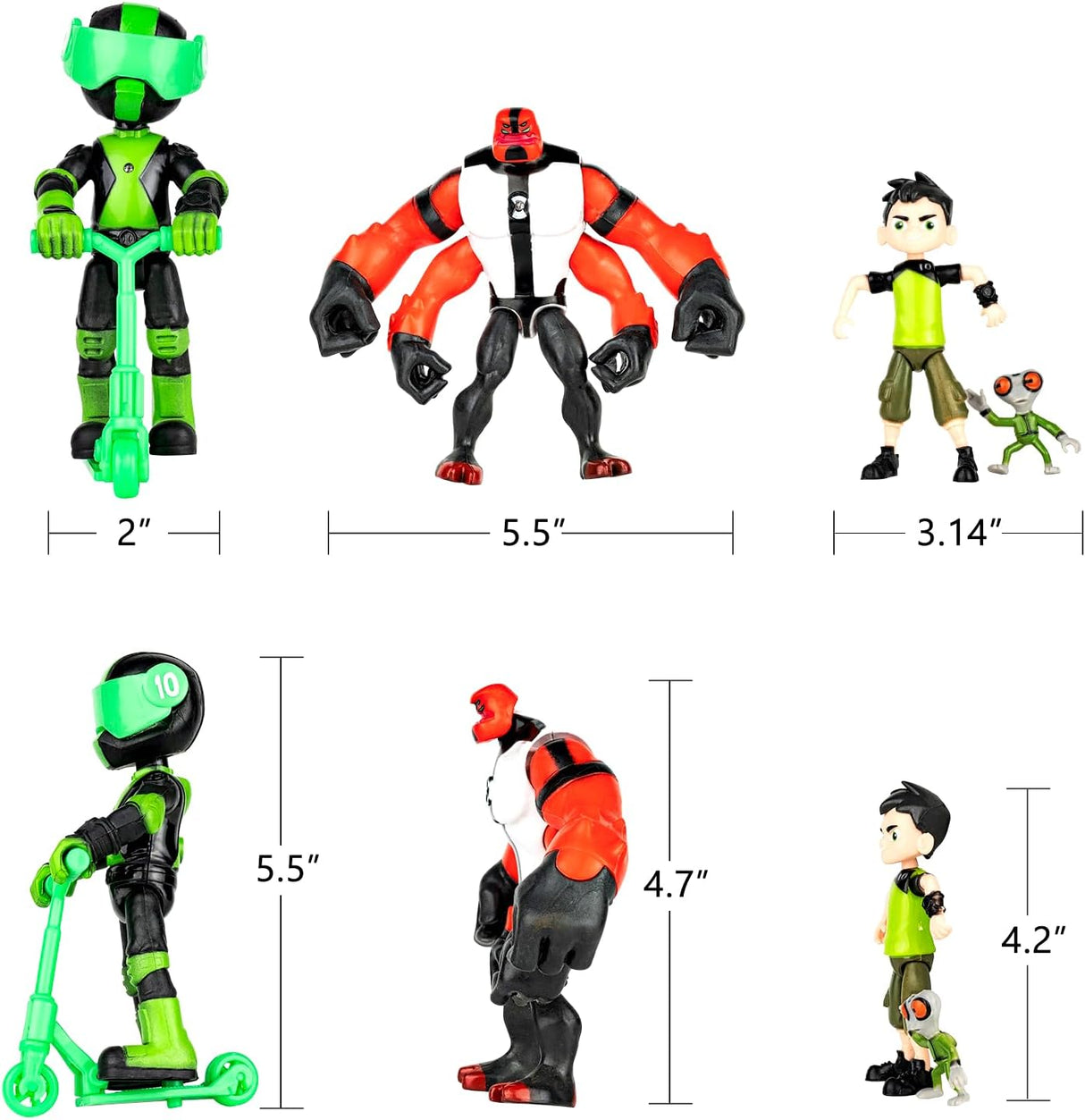 Figuras de Acción Omnitrix 20 pcs, Decoración Fiesta Cumpleaños