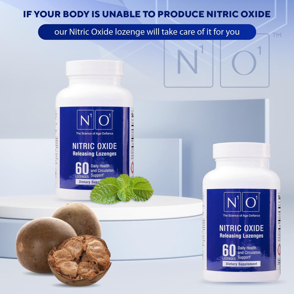 Pastillas de óxido nítrico para apoyo a la salud cardíaca