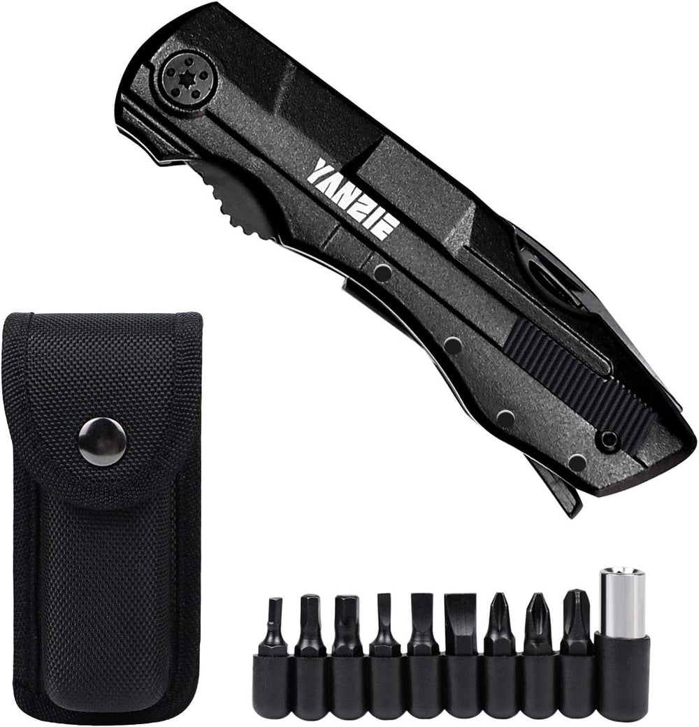 Cuchillo de bolsillo de hombre, cuchillo plegable para caza