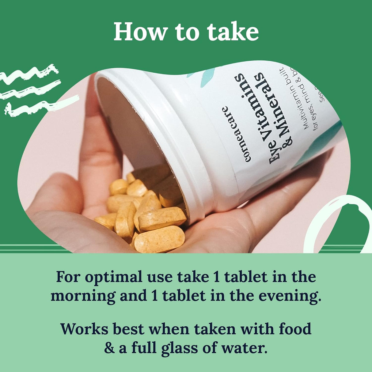 Vitaminas y minerales para los ojos Multivitamínico