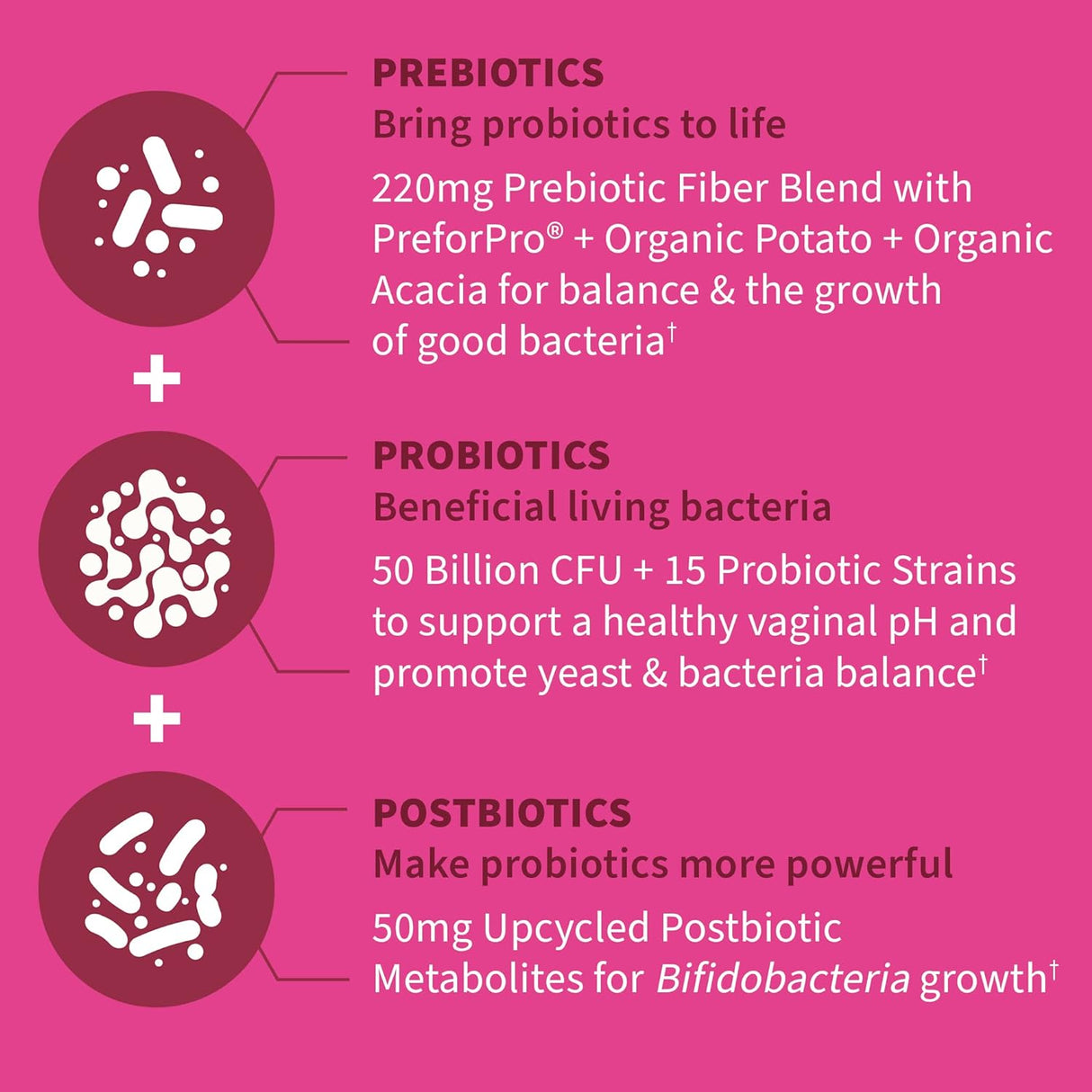 Suplemento Garden of Life Prebióticos completos 3 en 1