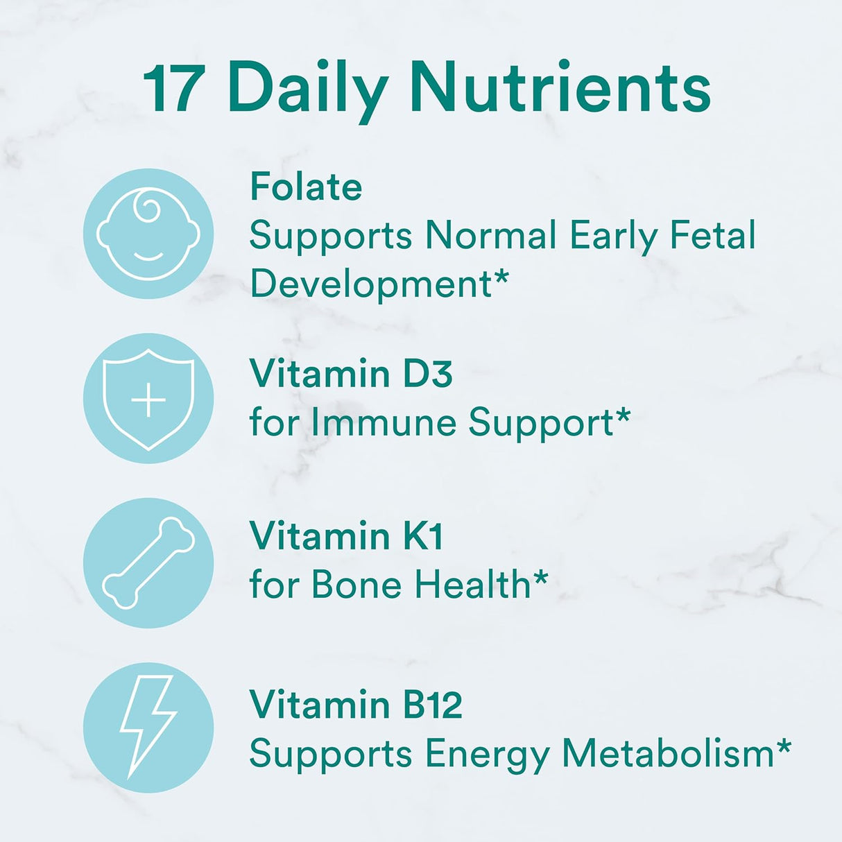 Gomitas Multivitamínicas Prenatales con Biotina y Zinc