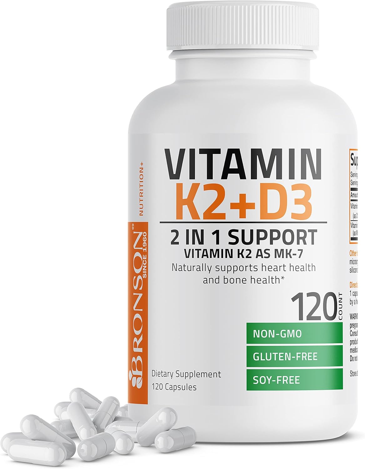 Suplementos Alimenticios Vitamina K2 + D3