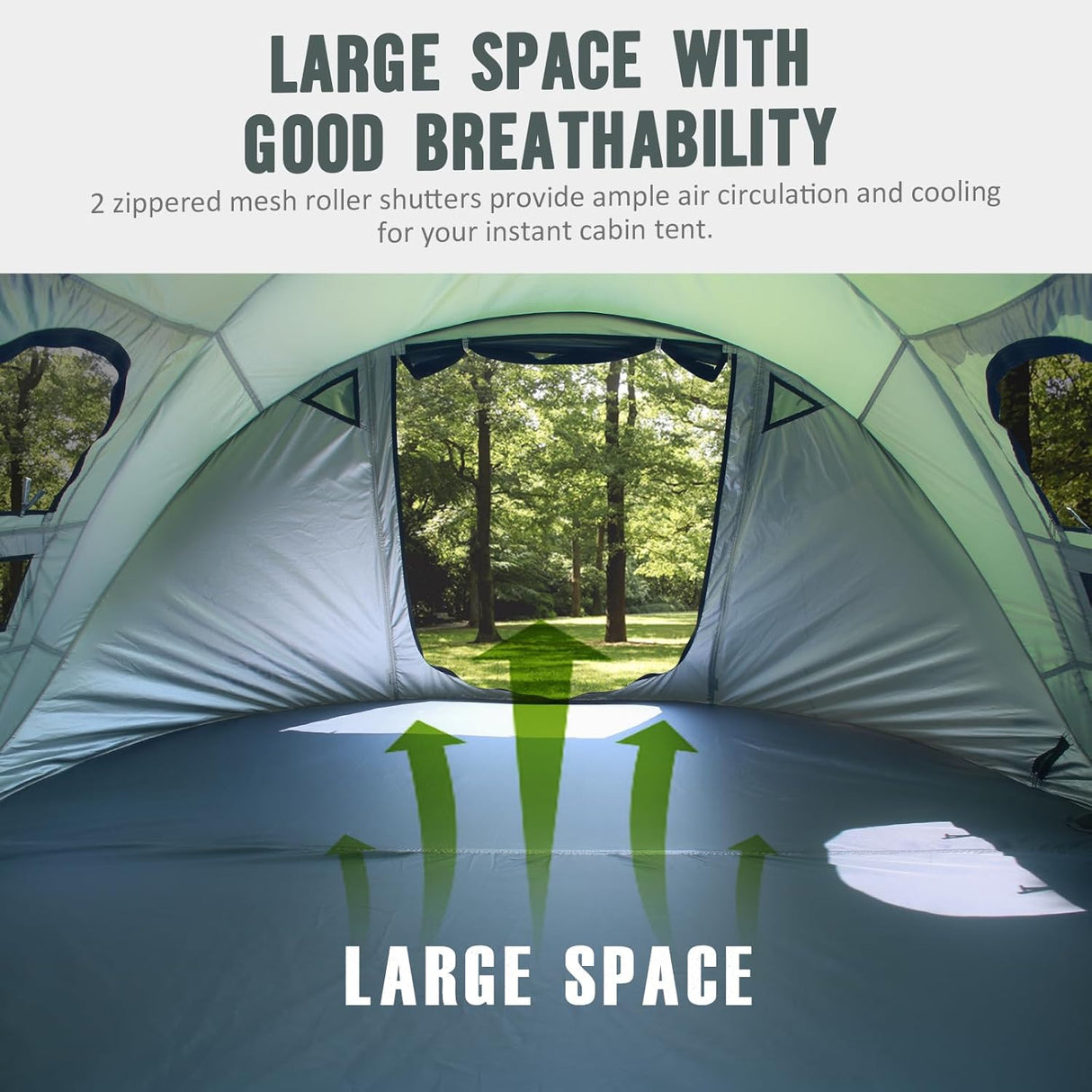 Tienda de Camping 2/3/4 Personas, Impermeable y Automático