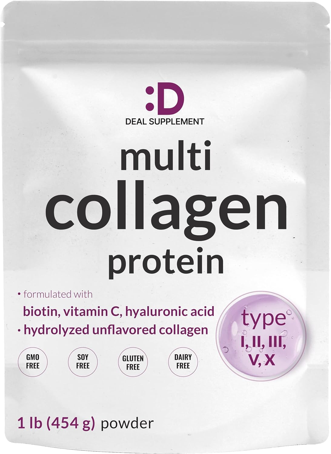 Polvo de proteína de colágeno múltiple DEAL SUPPLEMENT