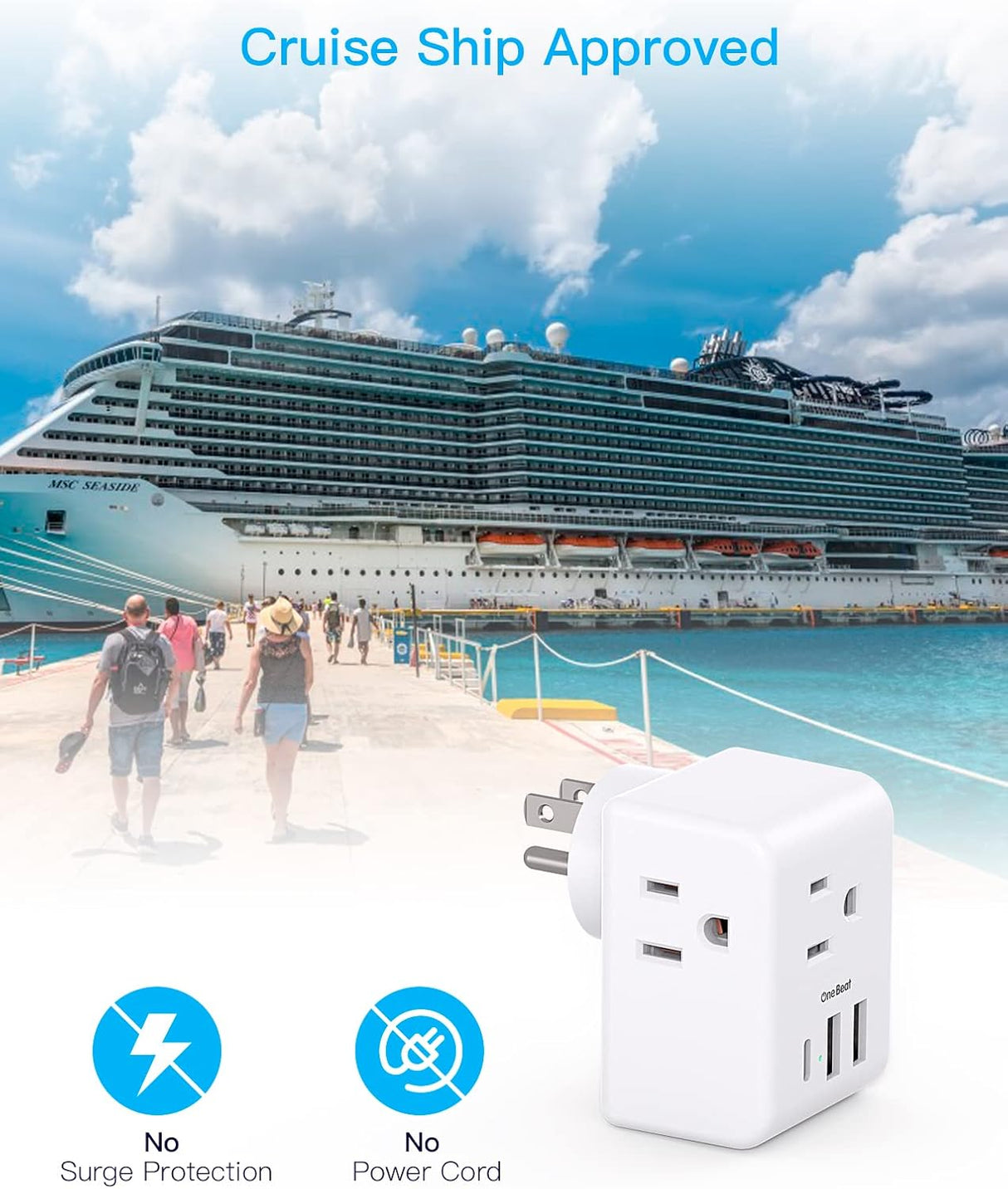 Extensor de toma de corriente múltiple, regleta de alimentación