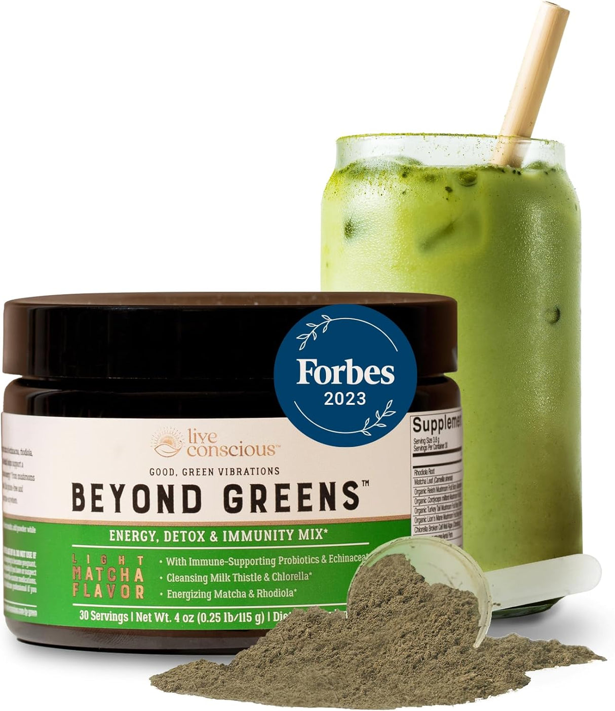 Suplemento Live Conscious Beyond Greens Superfood Powder