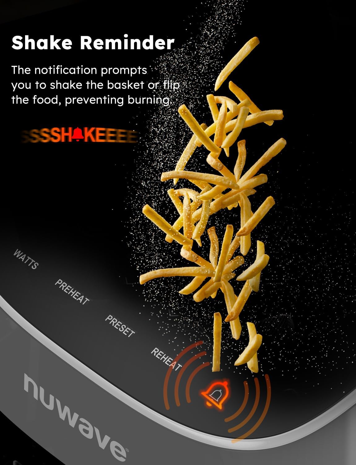 Freidora de Aire Nuwave Brio Plus 8 Qt, 5 Funciones, 100 Presets