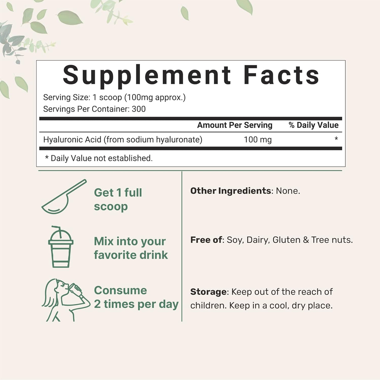 Suplemento Hidrata eficazmente la piel seca