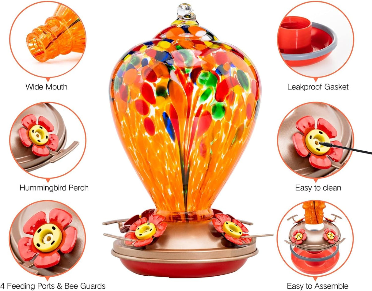 Muse Garden Comederos de colibrí para colgar al aire libre.