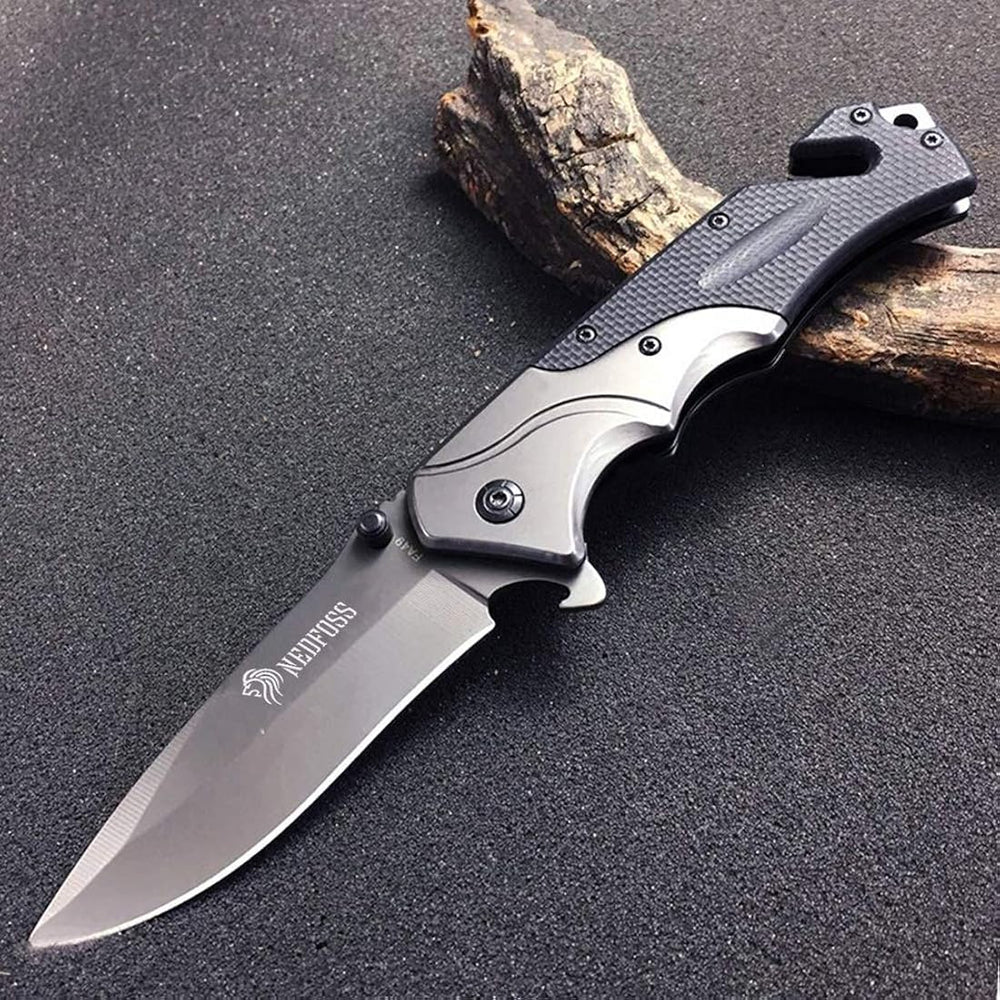 Cuchillo de bolsillo para hombre plegable multiherramienta