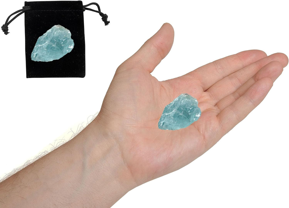 Cristales de Acuamarina Sin Pulir para Sanación y Decoración