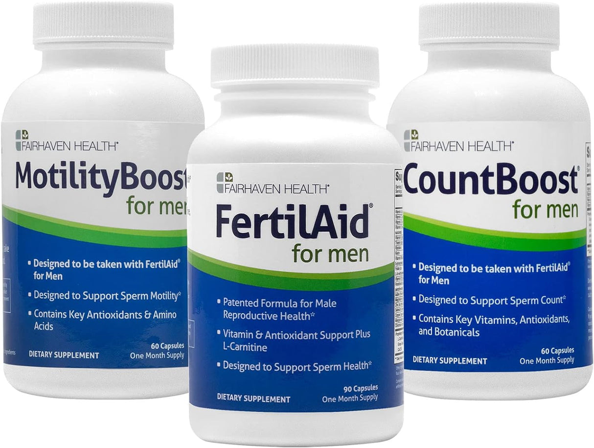 Suplemento fertilidad masculina con fórmula de vitaminas