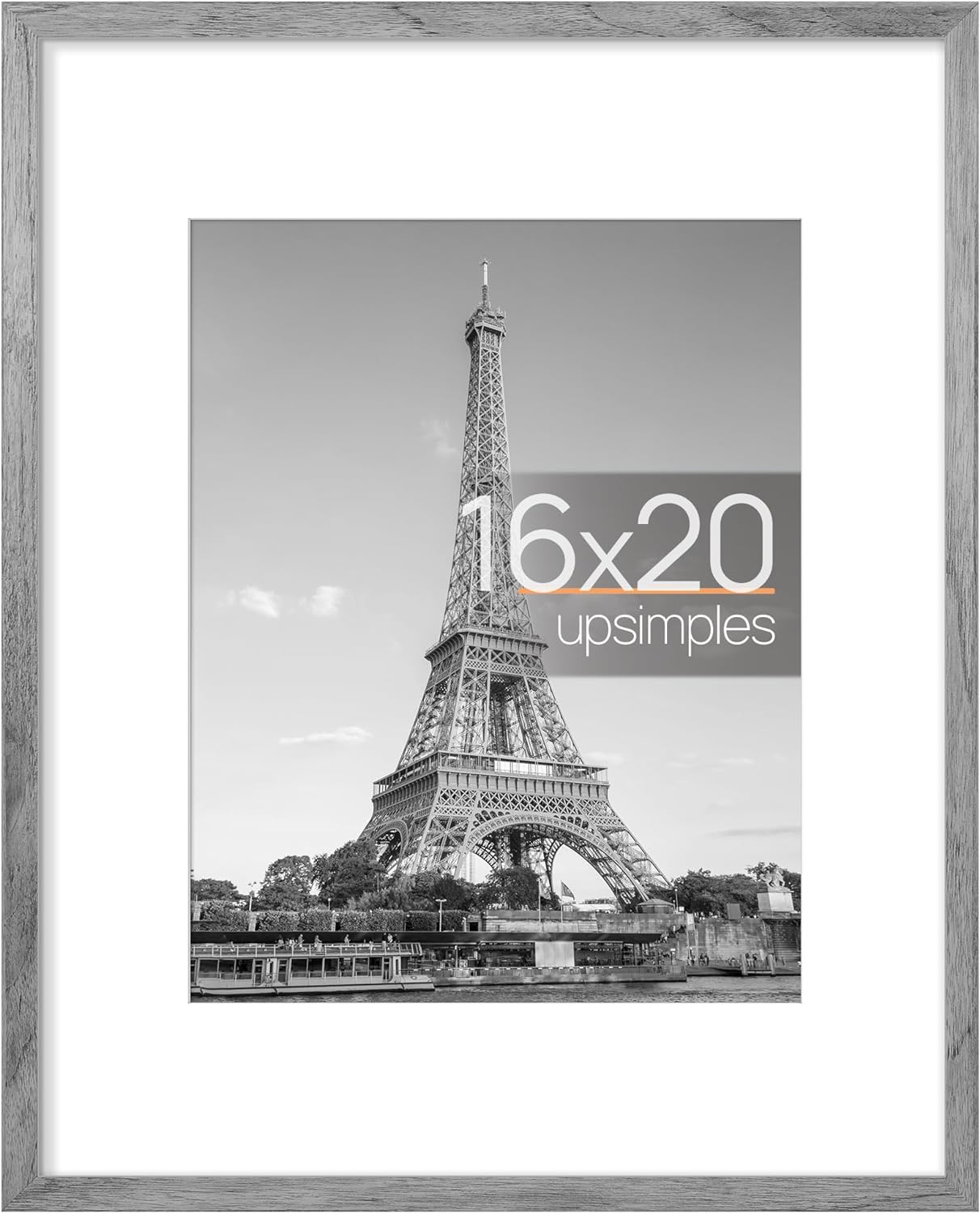 Marco de fotos 16x20, admite 11x14 con paspartú o sin él