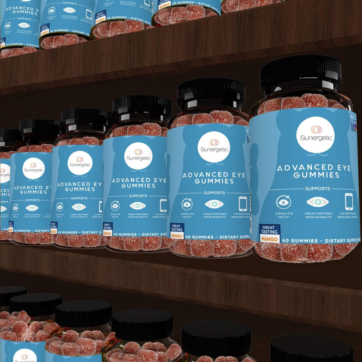 Suplementos de apoyo ocular de los ojos