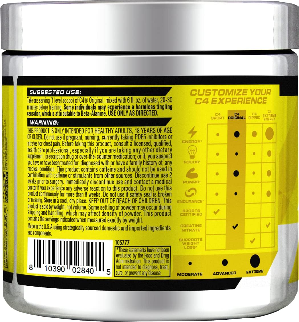 Suplemento de creatina y preentrenamiento de Cellucor