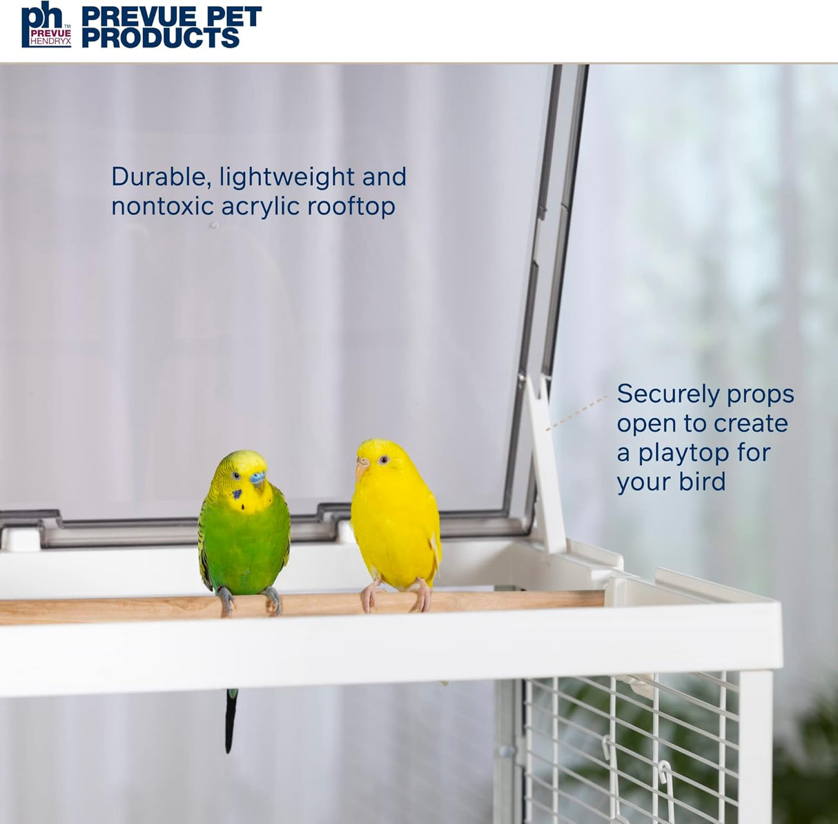 Jaula para pájaros de cristal para pájaros pequeños