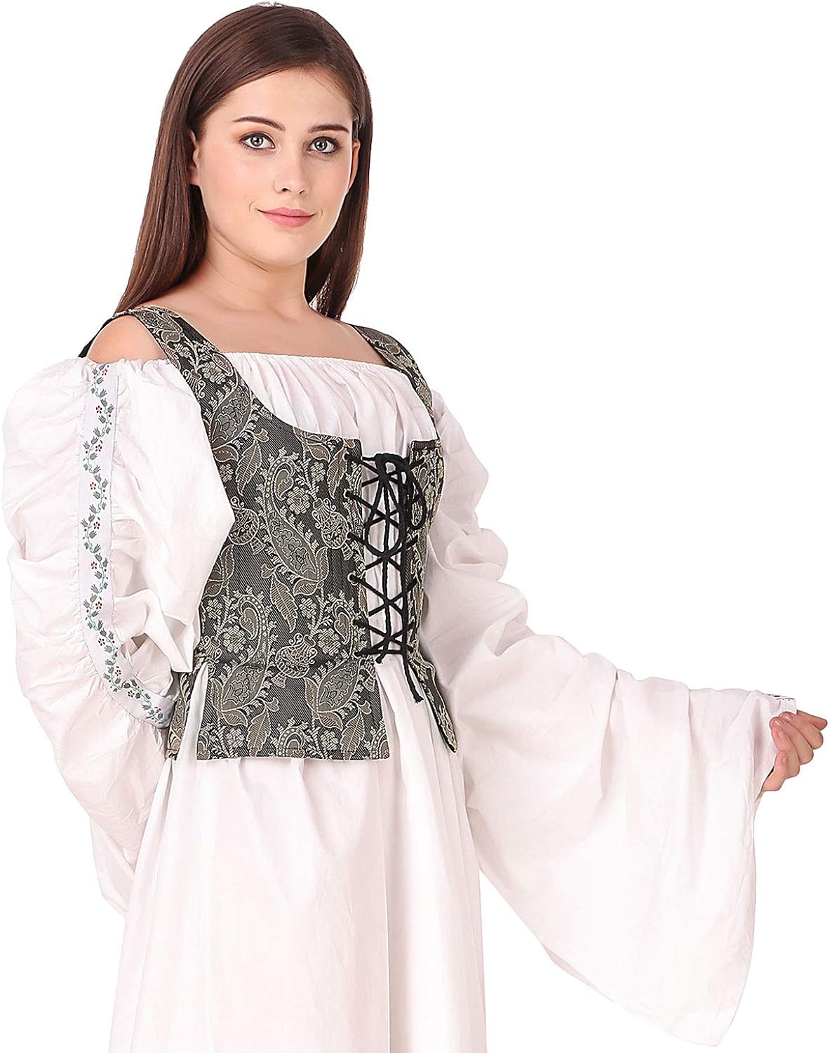 Disfraces de pirata gris medieval talla XL
