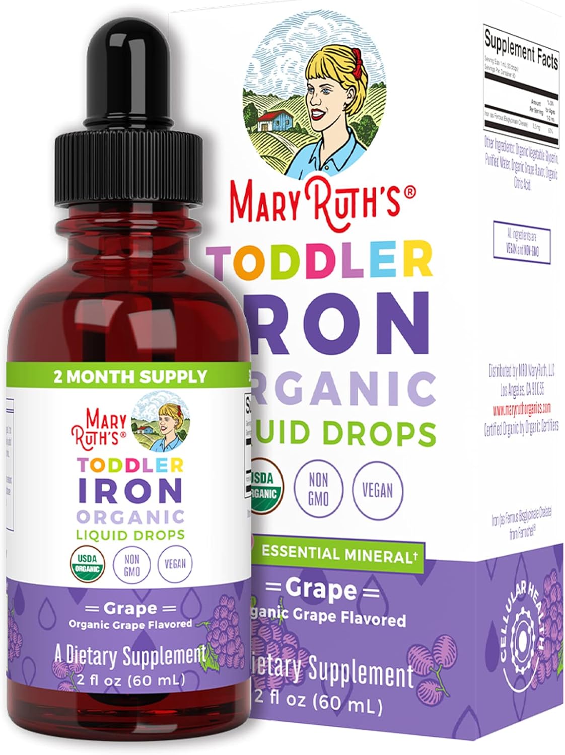 Suplementos Alimenticios de hierro gotas para niños pequeños