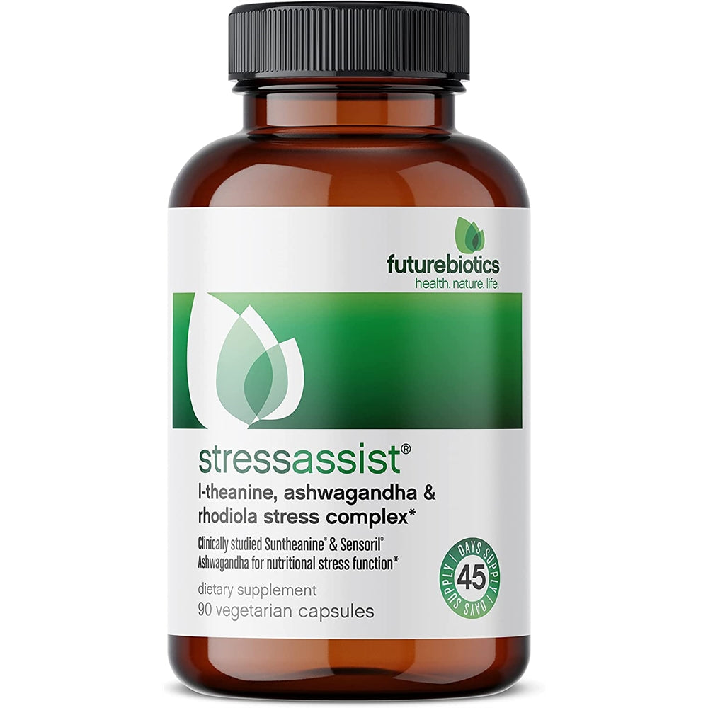 Suplemento Complejo para el estrés de L-teanina Ashwagandha