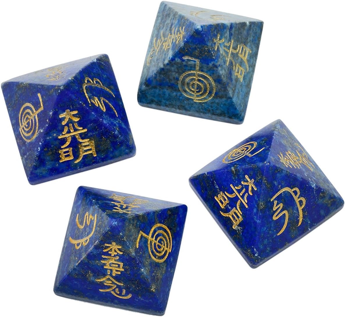 rockcloud Figura de pirámide de piedra metafísica cuarzo rosa, y fluorita.