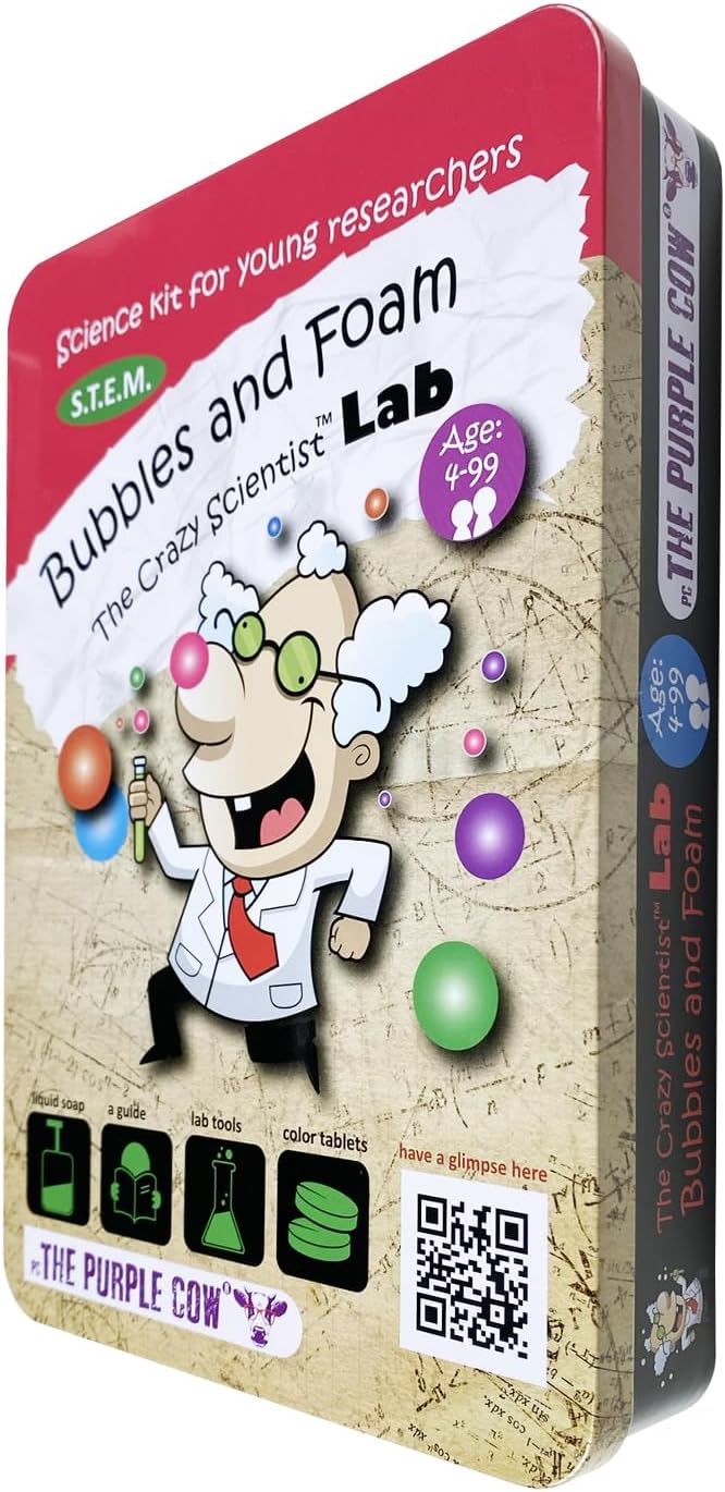Kit de Ciencia Bubbles y Espuma - Purple Cow, 5522024