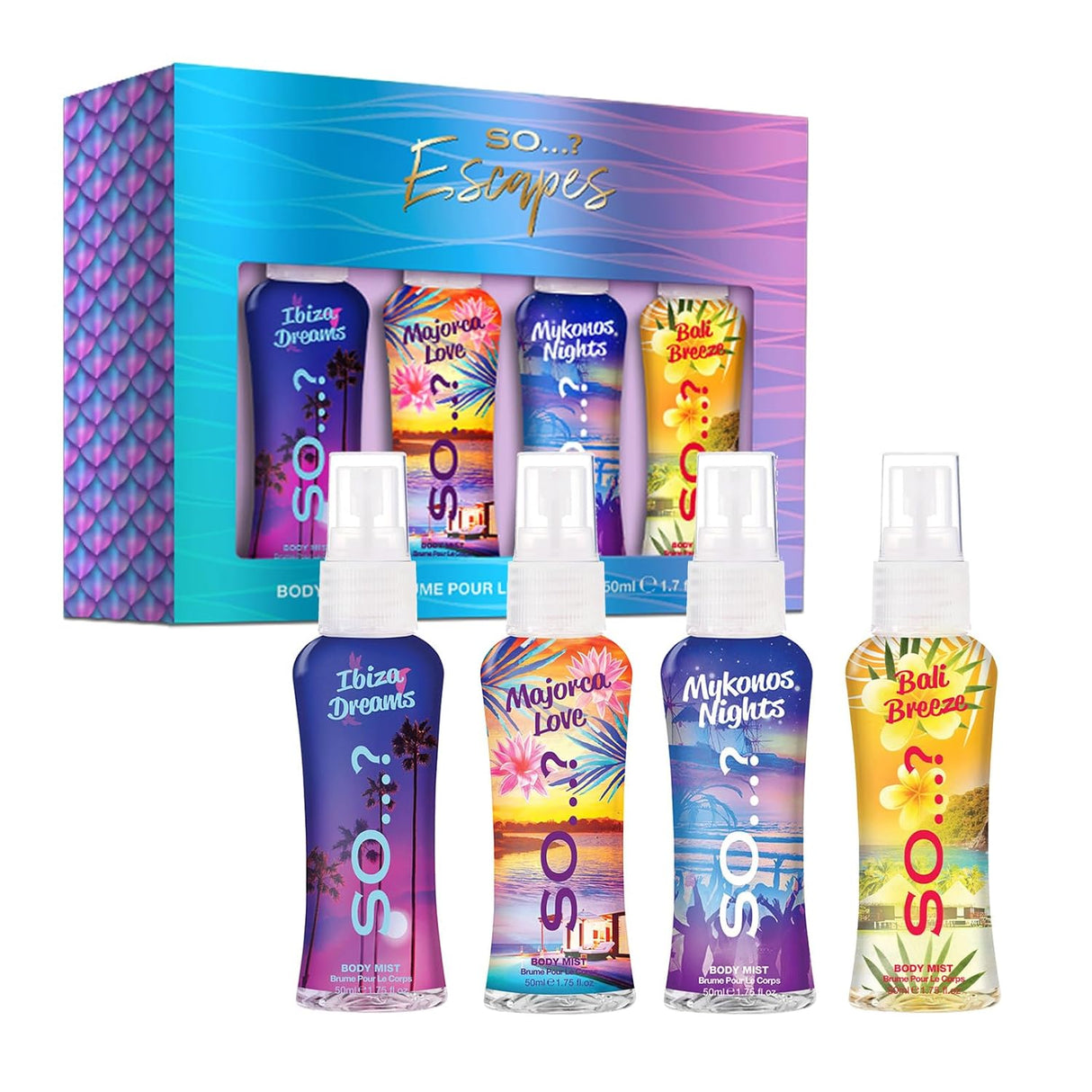 Set de Mists Corporales para Mujer - Vegano y Libre de Crueldad